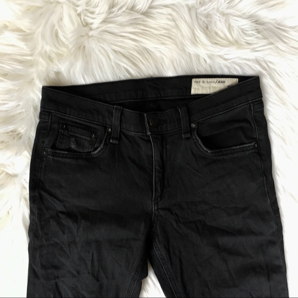 Distressed Rag & Bone Skinny Jeans - Picture 4 of 8